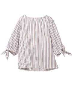 TAKASHIMAYA Style Plus / タカシマヤ スタイル・プリュ シャツ・ブラウス | 長崎五島 富江工房 袖リボンブラウス