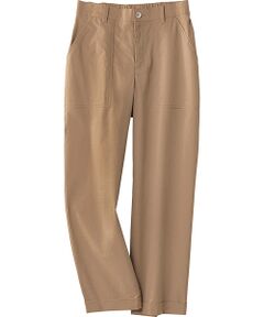 301 新品訳有 ダーバン モヘヤ混ストレッチドレスパンツスラックス94 日本製 TOKYO BASIC ストレッチパンツレディース テーパードパンツ