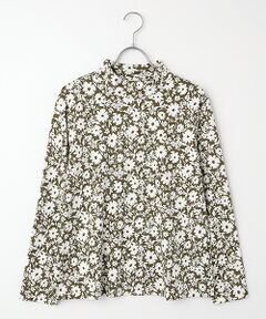 TAKASHIMAYA Style Plus / タカシマヤ スタイル・プリュ カットソー | 超長綿ハイネックプルオーバー（プリント）