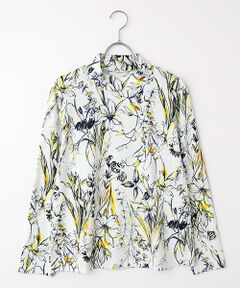 TAKASHIMAYA Style Plus / タカシマヤ スタイル・プリュ カットソー | 超長綿ハイネックプルオーバー（プリント）