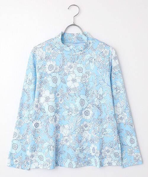 TAKASHIMAYA Style Plus / タカシマヤ スタイル・プリュ カットソー | 超長綿ハイネックプルオーバー（プリント） | 詳細2