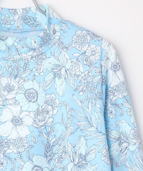 TAKASHIMAYA Style Plus / タカシマヤ スタイル・プリュ カットソー | 超長綿ハイネックプルオーバー（プリント） | 詳細4