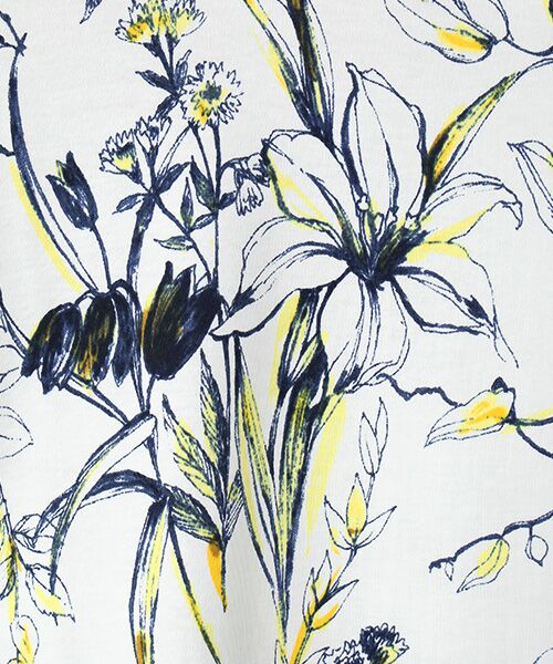 TAKASHIMAYA Style Plus / タカシマヤ スタイル・プリュ カットソー | 超長綿ハイネックプルオーバー（プリント） | 詳細9