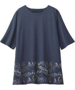 TAKASHIMAYA Style Plus / タカシマヤ スタイル・プリュ カットソー | 刺しゅう入りチュニック
