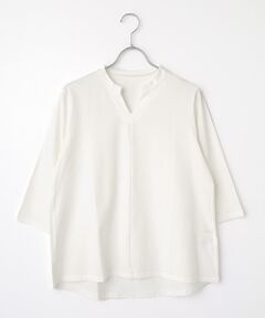 TAKASHIMAYA Style Plus / タカシマヤ スタイル・プリュ カットソー | コンパクトヤーン スキッパープルオーバー