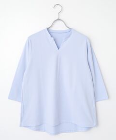 TAKASHIMAYA Style Plus / タカシマヤ スタイル・プリュ カットソー | コンパクトヤーン スキッパープルオーバー