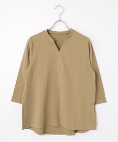 TAKASHIMAYA Style Plus / タカシマヤ スタイル・プリュ カットソー | コンパクトヤーン スキッパープルオーバー