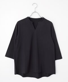 TAKASHIMAYA Style Plus / タカシマヤ スタイル・プリュ カットソー | コンパクトヤーン スキッパープルオーバー