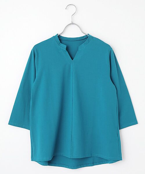 TAKASHIMAYA Style Plus / タカシマヤ スタイル・プリュ カットソー | コンパクトヤーン スキッパープルオーバー | 詳細3