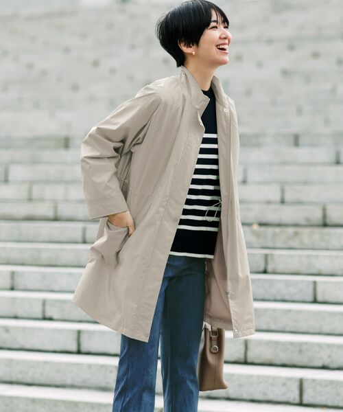 TAKASHIMAYA Style Plus/タカシマヤ スタイル・プリュ テフロン加工コート ベージュ LL TAKASHIMAYA Style Plus/タカシマヤ スタイル・プリュ テフロン加工コート ベージュ LL