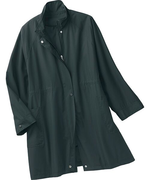 TAKASHIMAYA Style Plus / タカシマヤ スタイル・プリュ ステンカラーコート | テフロン加工コート（黒）