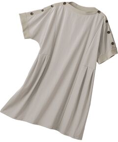 TAKASHIMAYA Style Plus / タカシマヤ スタイル・プリュ カットソー | 異素材切替えチュニック