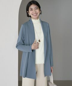 TAKASHIMAYA Style Plus / タカシマヤ スタイル・プリュ ノーカラージャケット | ドレープジャケット