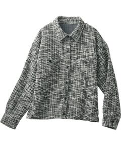 TAKASHIMAYA Style Plus / タカシマヤ スタイル・プリュ ブルゾン | ツイードライク  ライトジャケット