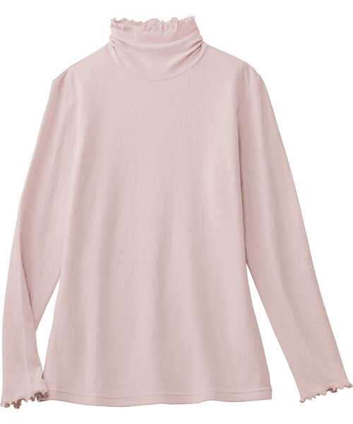 TAKASHIMAYA Style Plus/タカシマヤ スタイル・プリュ 綿ガーゼプルオーバー ピンク M TAKASHIMAYA Style Plus/タカシマヤ スタイル・プリュ 綿ガーゼプルオーバー ピンク M