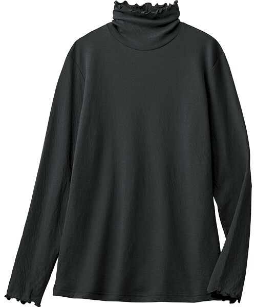 TAKASHIMAYA Style Plus/タカシマヤ スタイル・プリュ 綿ガーゼプルオーバー 黒 LL TAKASHIMAYA Style Plus/タカシマヤ スタイル・プリュ 綿ガーゼプルオーバー 黒 LL