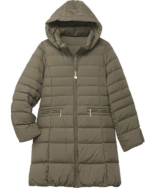 TAKASHIMAYA Style Plus/タカシマヤ スタイル・プリュ ストレッチダウンコート カーキ LL TAKASHIMAYA Style Plus/タカシマヤ スタイル・プリュ ストレッチダウンコート カーキ LL