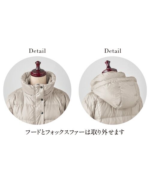 セール】 フォックスファー付ダウンコート （その他アウター