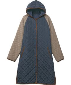 TAKASHIMAYA Style Plus / タカシマヤ スタイル・プリュ その他アウター | チェック柄使い中わたキルトコート