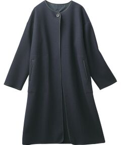 TAKASHIMAYA Style Plus / タカシマヤ スタイル・プリュ その他アウター | ウールライク  ノーカラーコート