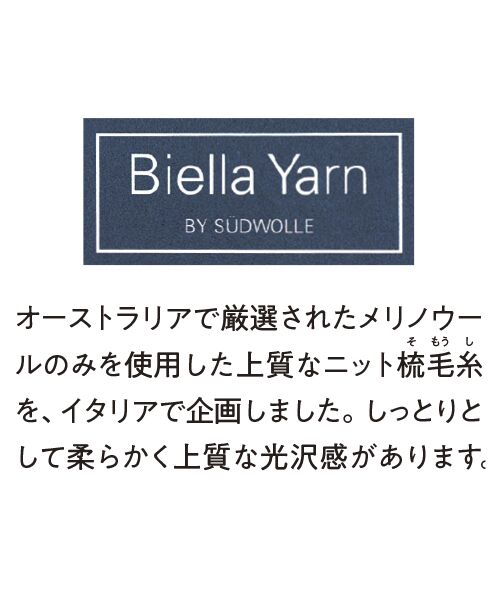 TAKASHIMAYA Style Plus / タカシマヤ スタイル・プリュ ニット・セーター | ビエラヤーン ボーダー柄ウール100％チュニック | 詳細1