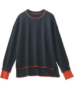 TAKASHIMAYA Style Plus / タカシマヤ スタイル・プリュ ニット・セーター | 配色プルオーバー