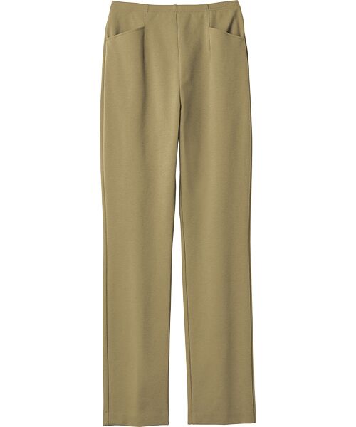 TAKASHIMAYA Style Plus/タカシマヤ スタイル・プリュ 尾州産スリムストレートパンツ ゴールドベージュ LL TAKASHIMAYA Style Plus/タカシマヤ スタイル・プリュ 尾州産スリムストレートパンツ ゴールドベージュ LL