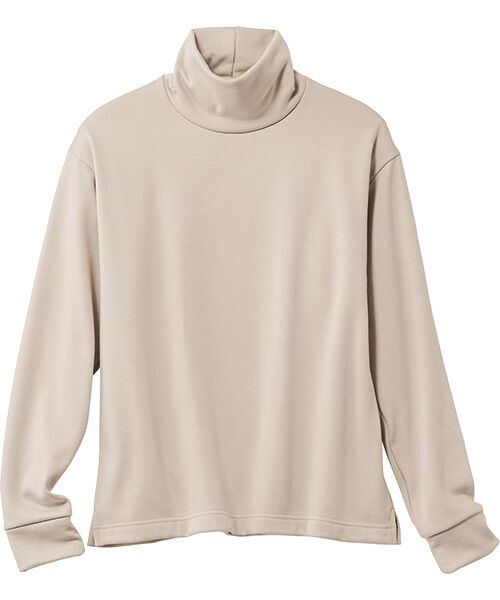 TAKASHIMAYA Style Plus/タカシマヤ スタイル・プリュ 裏シャギー 吸湿発熱ハイネックプルオーバー グレージュ ＬＬ