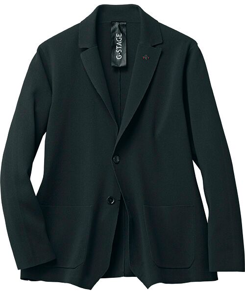 TAKASHIMAYA Style Plus/タカシマヤ スタイル・プリュ ミラノリブ イージージャケット ブラック 48L TAKASHIMAYA Style Plus/タカシマヤ スタイル・プリュ ミラノリブ イージージャケット ブラック 48L
