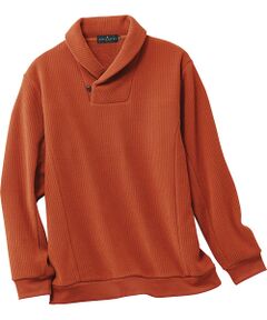 ショールカラープルオーバー