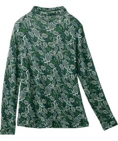 TAKASHIMAYA Style Plus / タカシマヤ スタイル・プリュ カットソー | 洗えるウールガーゼ プリントプルオーバー