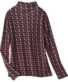 TAKASHIMAYA Style Plus / タカシマヤ スタイル・プリュ カットソー | 洗えるウールガーゼ プリントプルオーバー