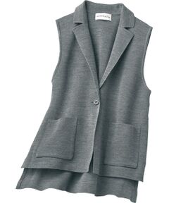 TAKASHIMAYA Style Plus / タカシマヤ スタイル・プリュ ベスト | 五泉ニット  ミラノリブベスト