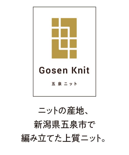 TAKASHIMAYA Style Plus / タカシマヤ スタイル・プリュ ベスト | 五泉ニット  ミラノリブベスト | 詳細1