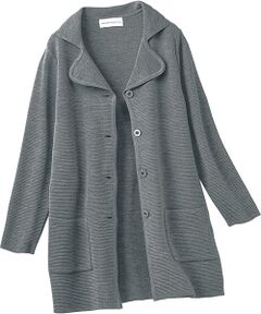 TAKASHIMAYA Style Plus / タカシマヤ スタイル・プリュ その他アウター | 五泉ニット ミラノリブ ロングジャケット