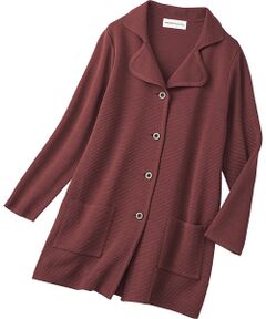 TAKASHIMAYA Style Plus / タカシマヤ スタイル・プリュ その他アウター | 五泉ニット ミラノリブ ロングジャケット