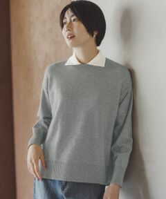 TAKASHIMAYA Style Plus / タカシマヤ スタイル・プリュ ニット・セーター | シャツレイヤード風プルオーバー