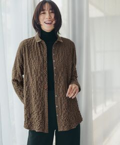 TAKASHIMAYA Style Plus / タカシマヤ スタイル・プリュ シャツ・ブラウス | 格子柄シャツジャケット