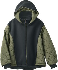 TAKASHIMAYA Style Plus / タカシマヤ スタイル・プリュ その他アウター | 中わたキルト 切替えジャケット