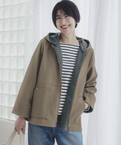 TAKASHIMAYA Style Plus / タカシマヤ スタイル・プリュ その他アウター | ウールライク 配色ジャケット