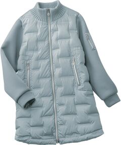 TAKASHIMAYA Style Plus / タカシマヤ スタイル・プリュ ダウンジャケット・ベスト | 異素材切替え シームレスダウンコート