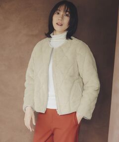 TAKASHIMAYA Style Plus / タカシマヤ スタイル・プリュ ノーカラージャケット | リバーシブル ジャケット