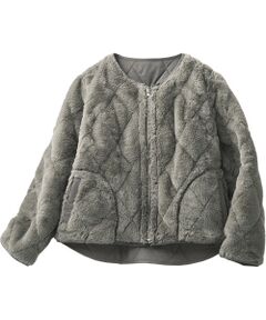 TAKASHIMAYA Style Plus / タカシマヤ スタイル・プリュ ノーカラージャケット | リバーシブル ジャケット