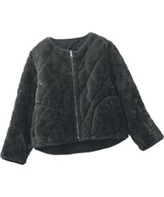 TAKASHIMAYA Style Plus / タカシマヤ スタイル・プリュ ノーカラージャケット | リバーシブル ジャケット