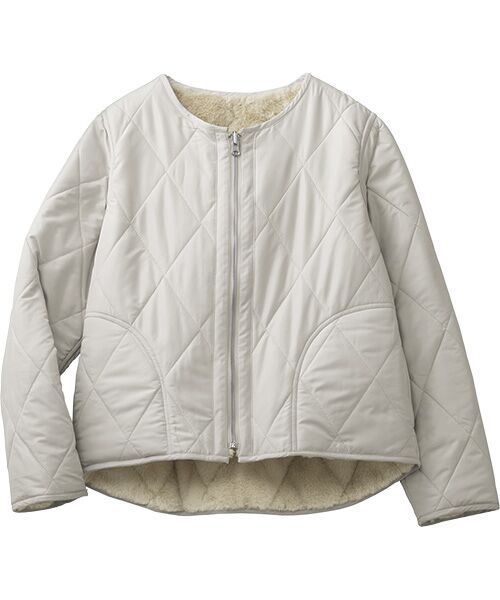 TAKASHIMAYA Style Plus / タカシマヤ スタイル・プリュ ノーカラージャケット | リバーシブル ジャケット | 詳細1