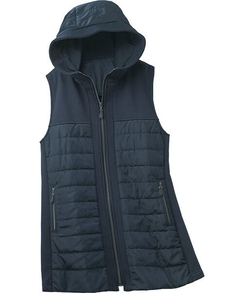 TAKASHIMAYA Style Plus/タカシマヤ スタイル・プリュ 中わた切替えベスト 紺 ＬＬ