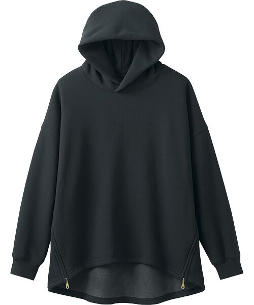 TAKASHIMAYA Style Plus/タカシマヤ スタイル・プリュ フード付デザインチュニック 黒 Ｌ