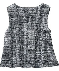 TAKASHIMAYA Style Plus / タカシマヤ スタイル・プリュ ベスト | ツイードライク ベスト