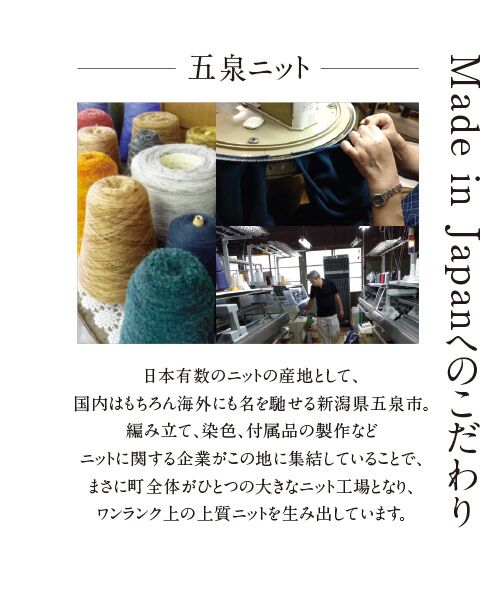 TAKASHIMAYA Style Plus / タカシマヤ スタイル・プリュ ニット・セーター | 五泉ニット ハイネックプルオーバー | 詳細1