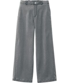 TAKASHIMAYA Style Plus / タカシマヤ スタイル・プリュ デニムパンツ | 裏起毛 ワイドデニムパンツ＜股下６３ｃｍ＞